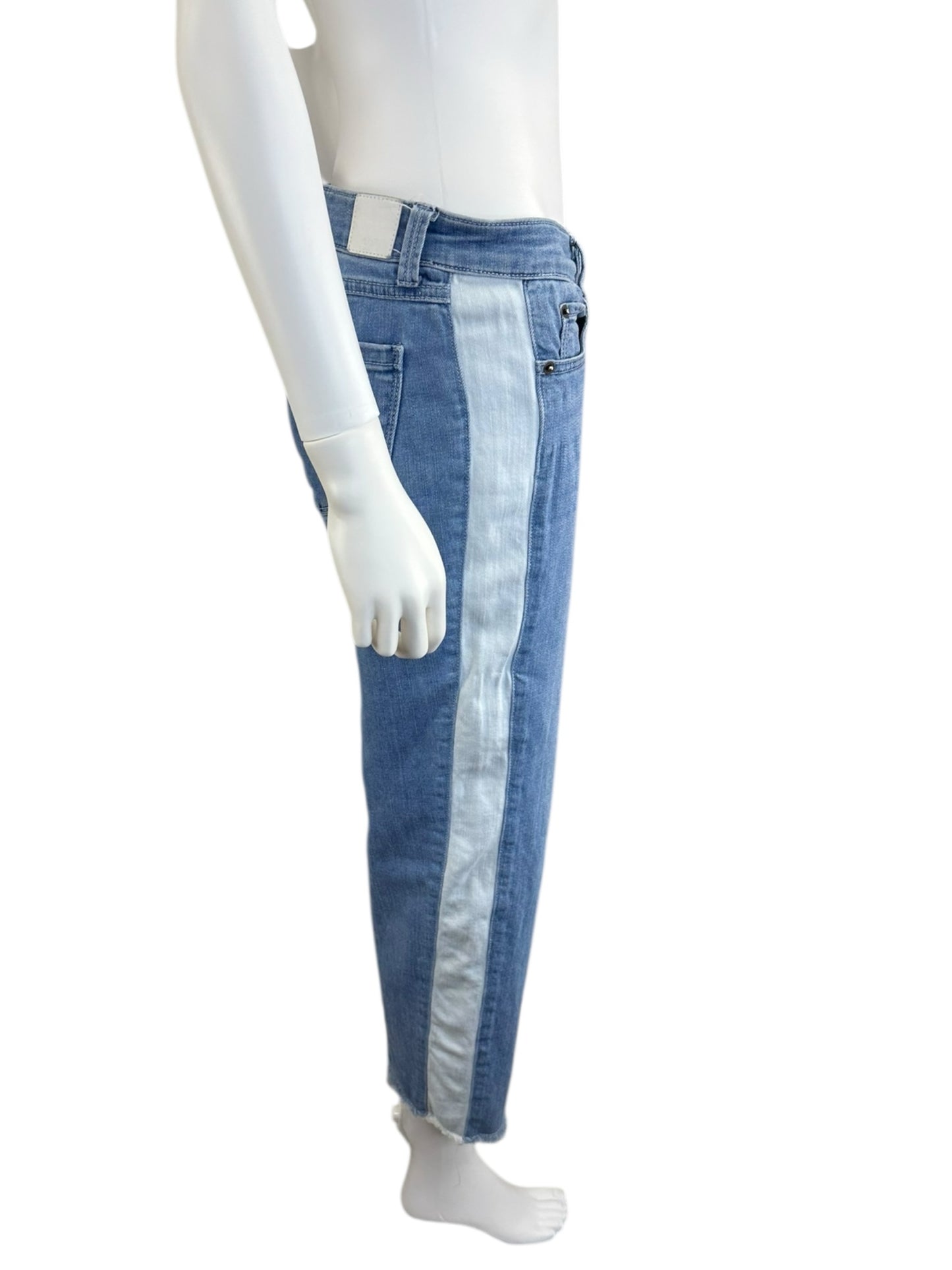 ecru Blue Cropped Denim Jeans Size 4