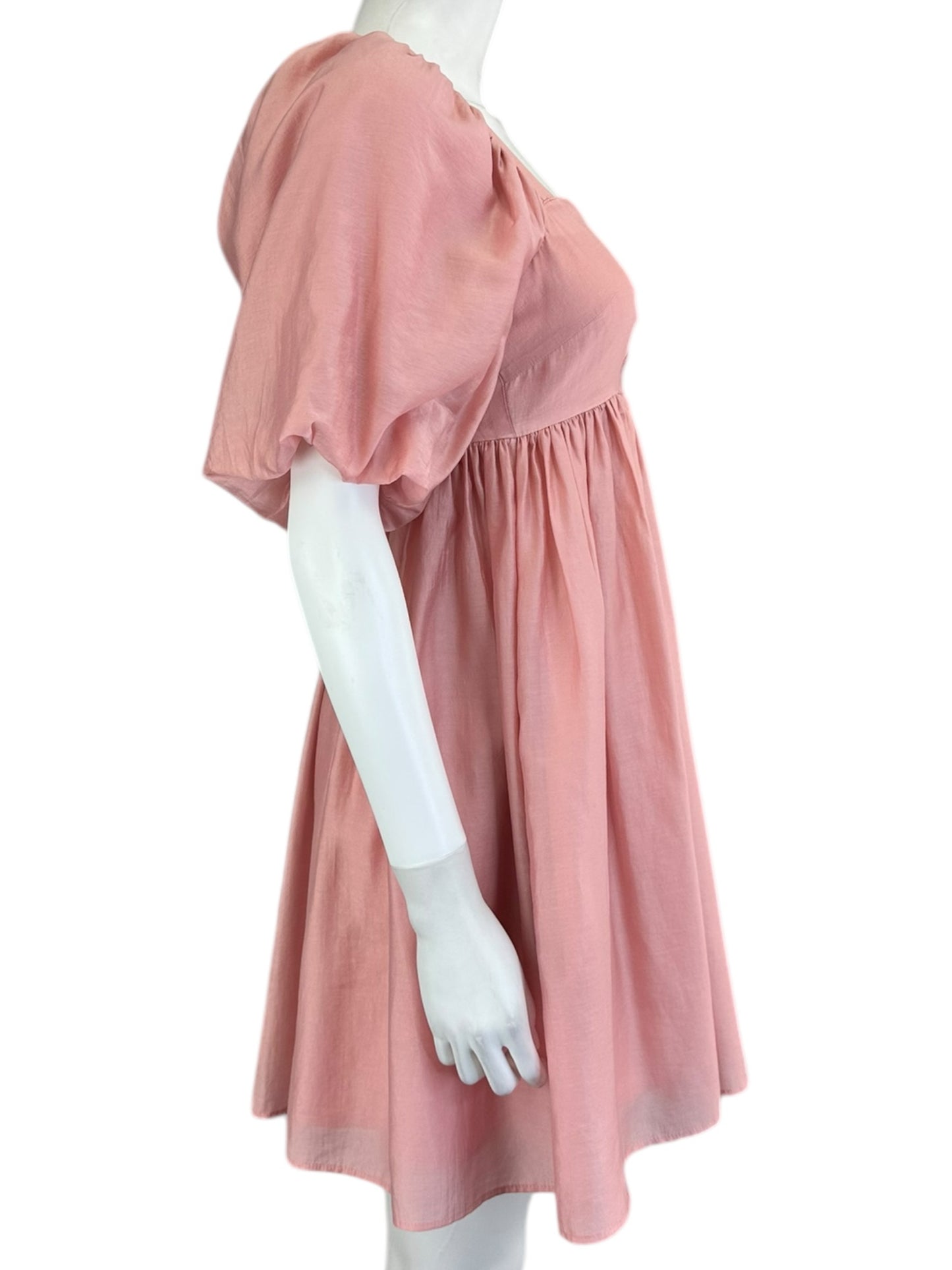 ANTONIO MELANI Pink Babydoll Mini Dress Size 0