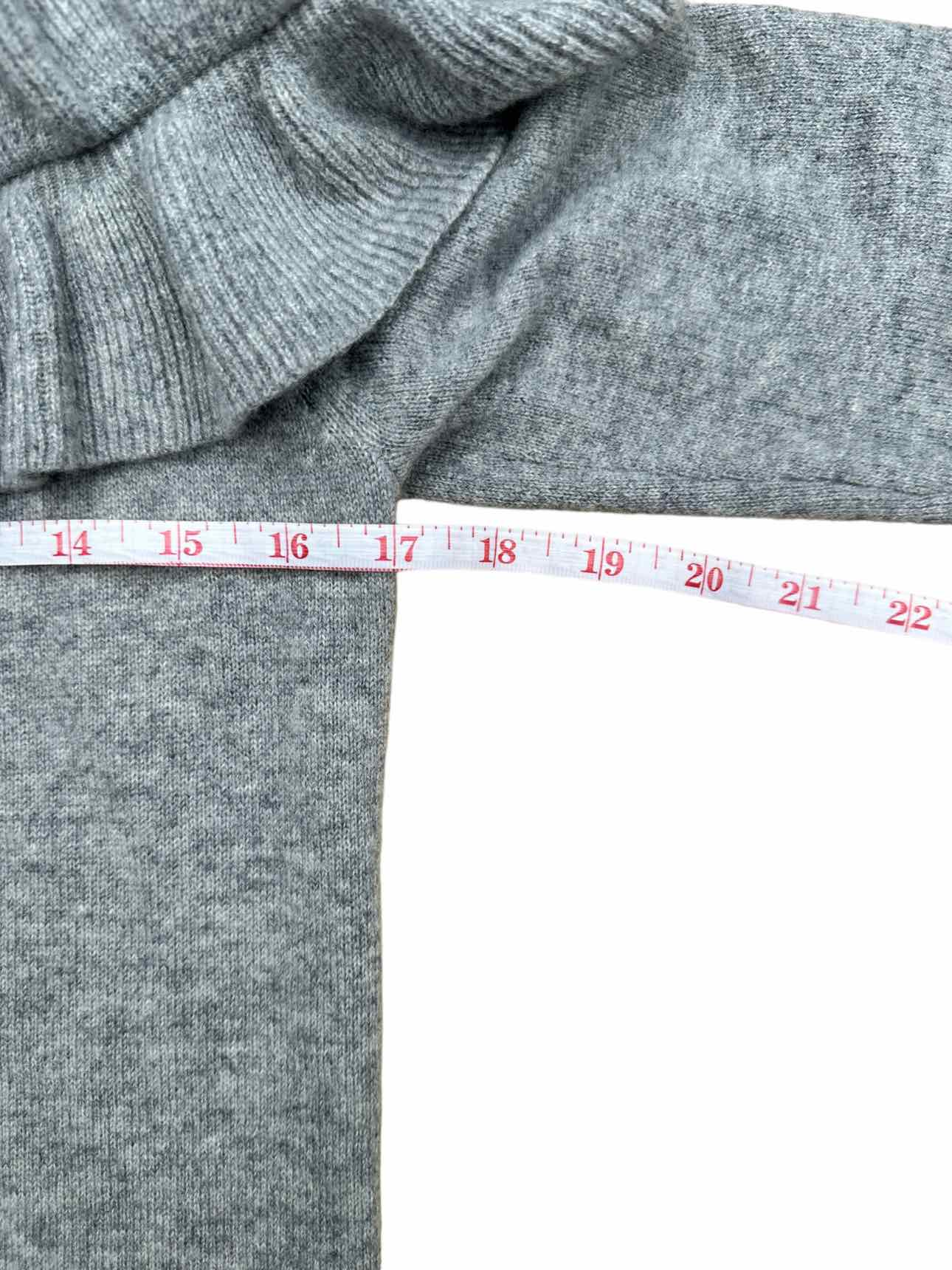 CLUB MONACO Gray Cashmere Off Shoulder Sweater Size S