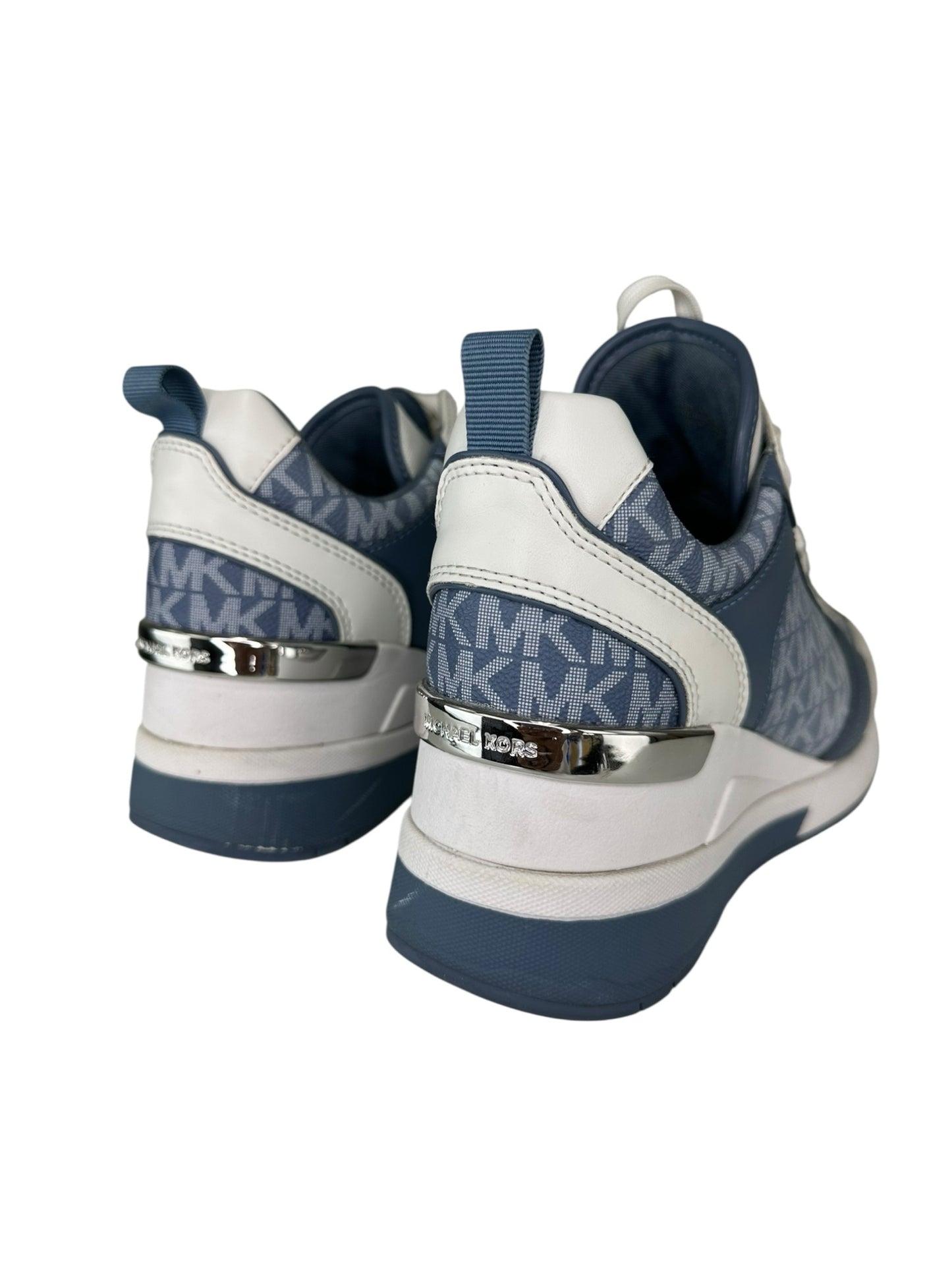 MICHAEL Michael Kors Blue Georgie Trainer High Top Sneakers Size 7