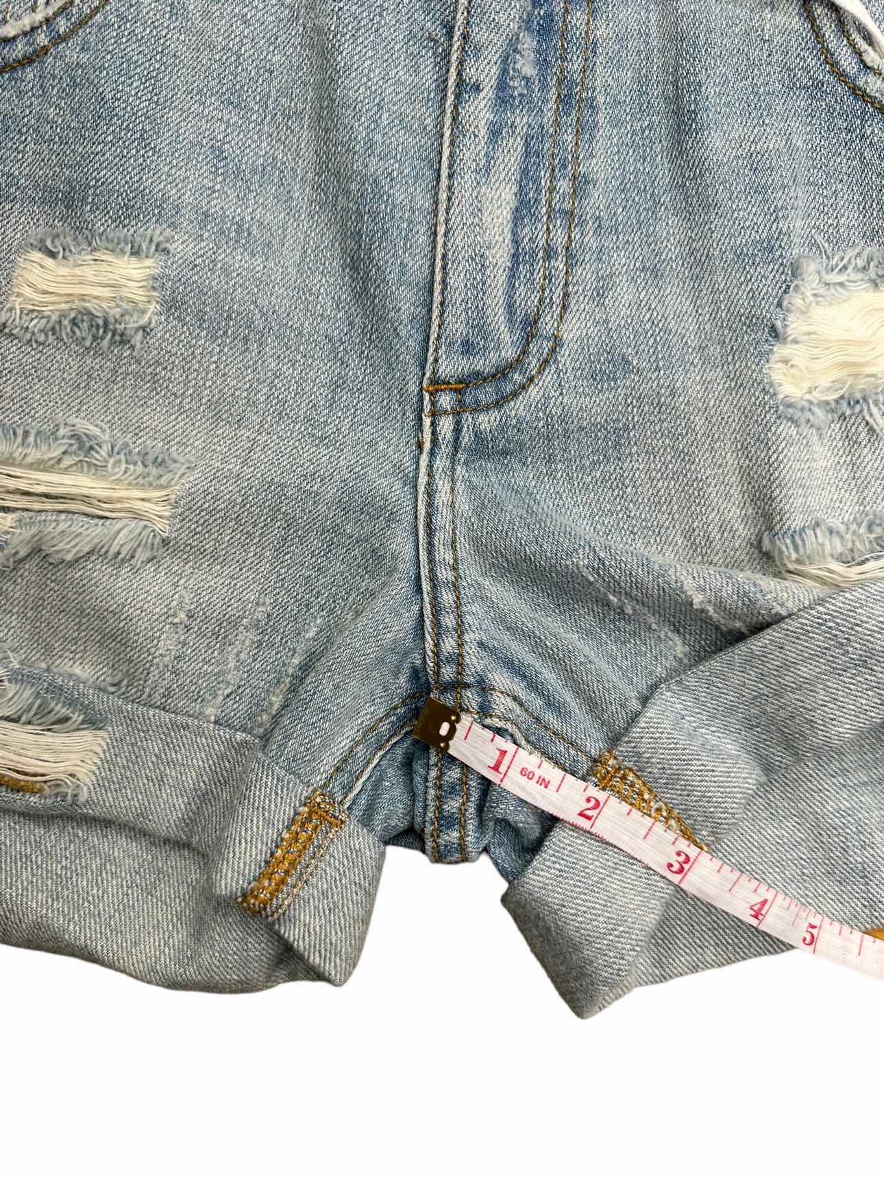 PISTOLA Distressed Denim Shorts Size S