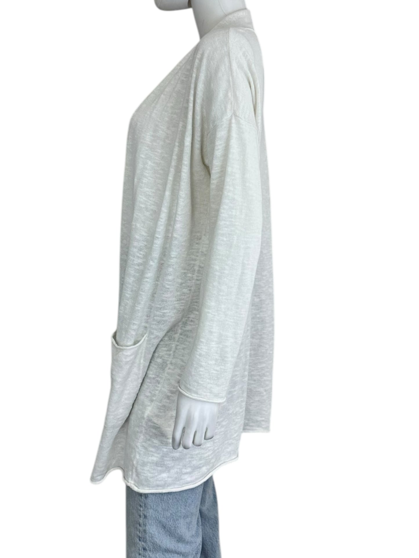 EILEEN FISHER White Duster Size XS