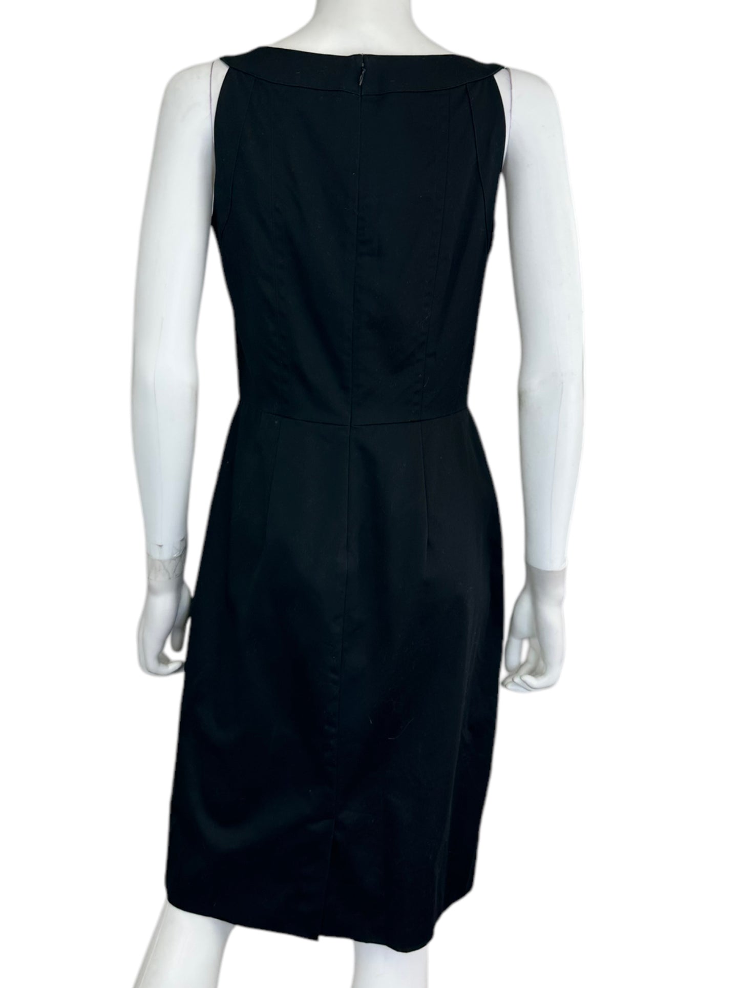 White House Black Market Black Sleeveless Dress Size 6