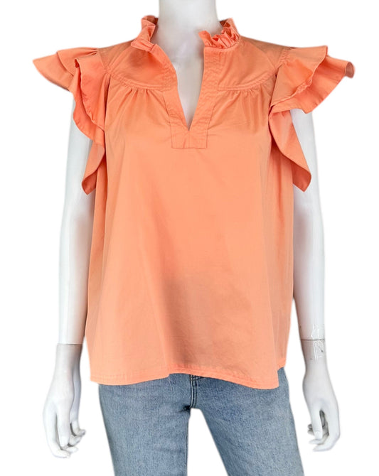 Bishop + Young NWT Coral Blouse Size M