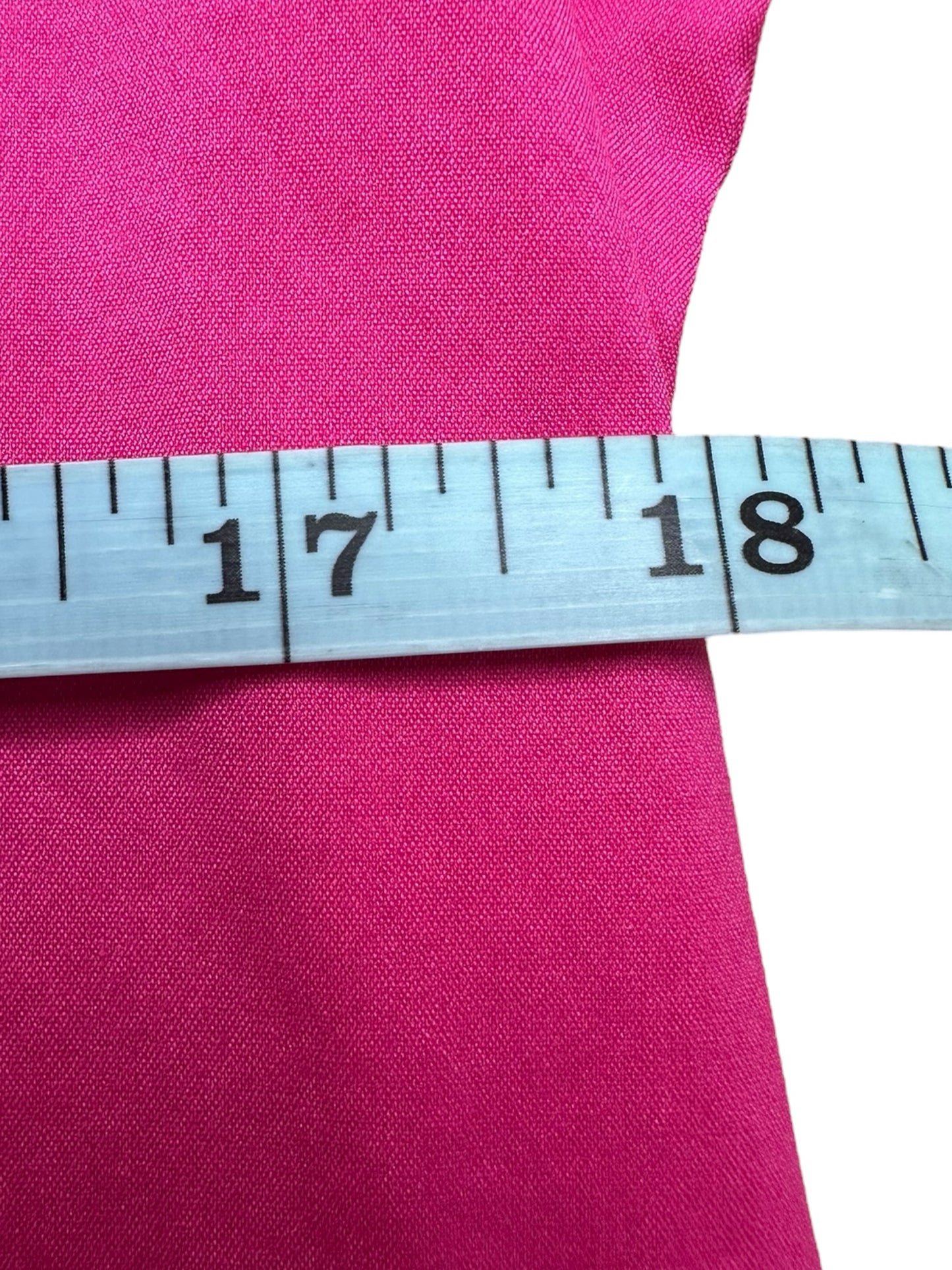 Chico's Pink Cotton Popover Top Size M