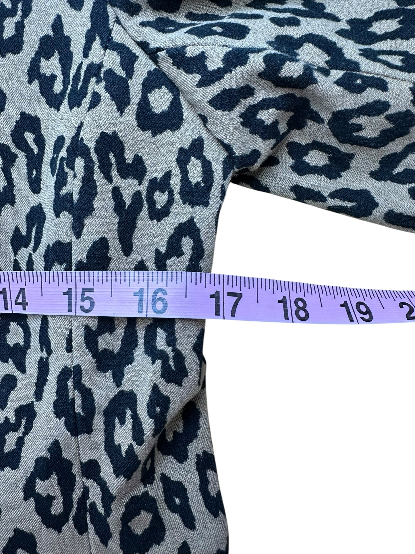 BANANA REPUBLIC Brown Leopard Print Blazer Size 4