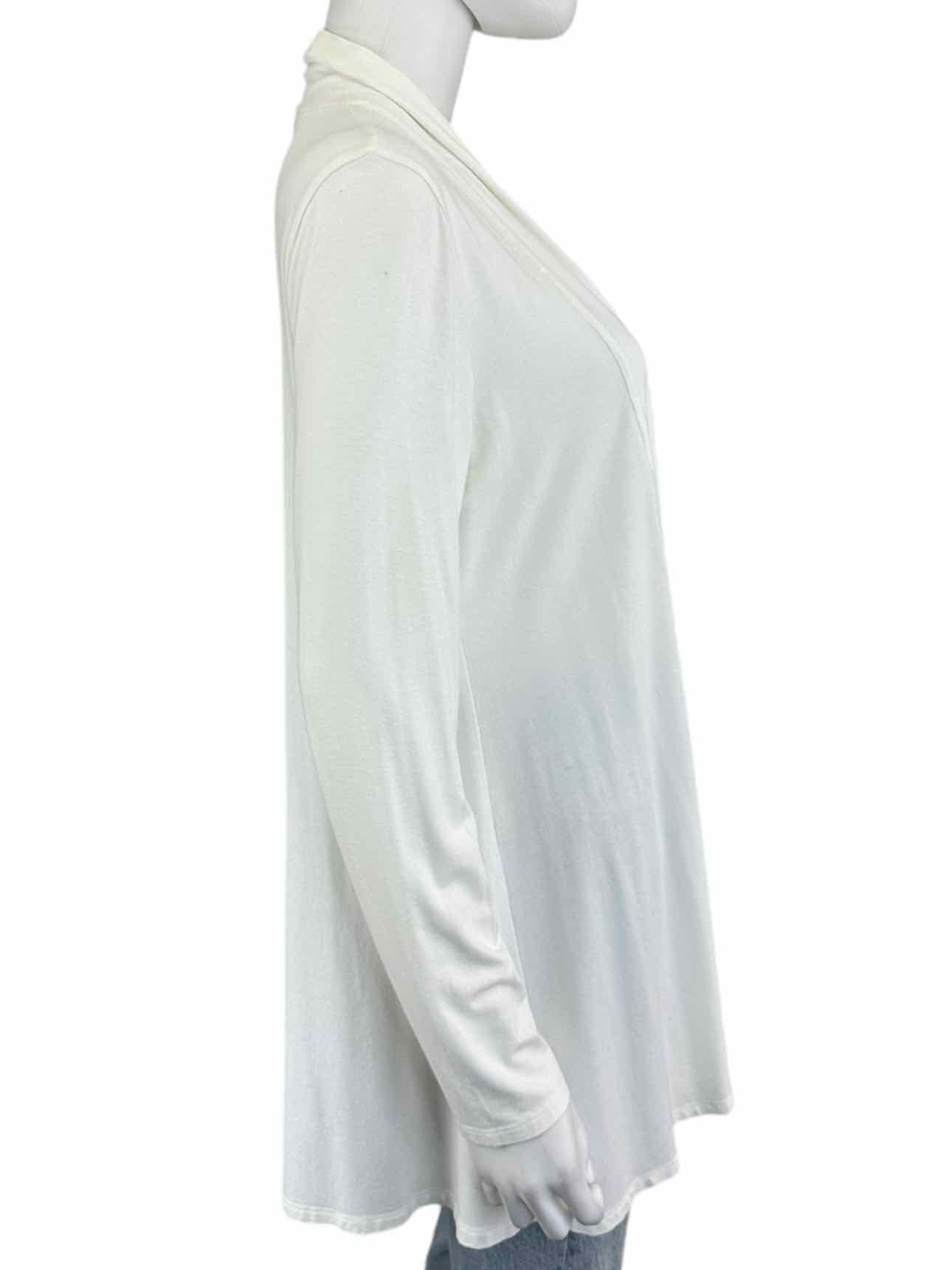 EILEEN FISHER White Sweater Cardigan Size S