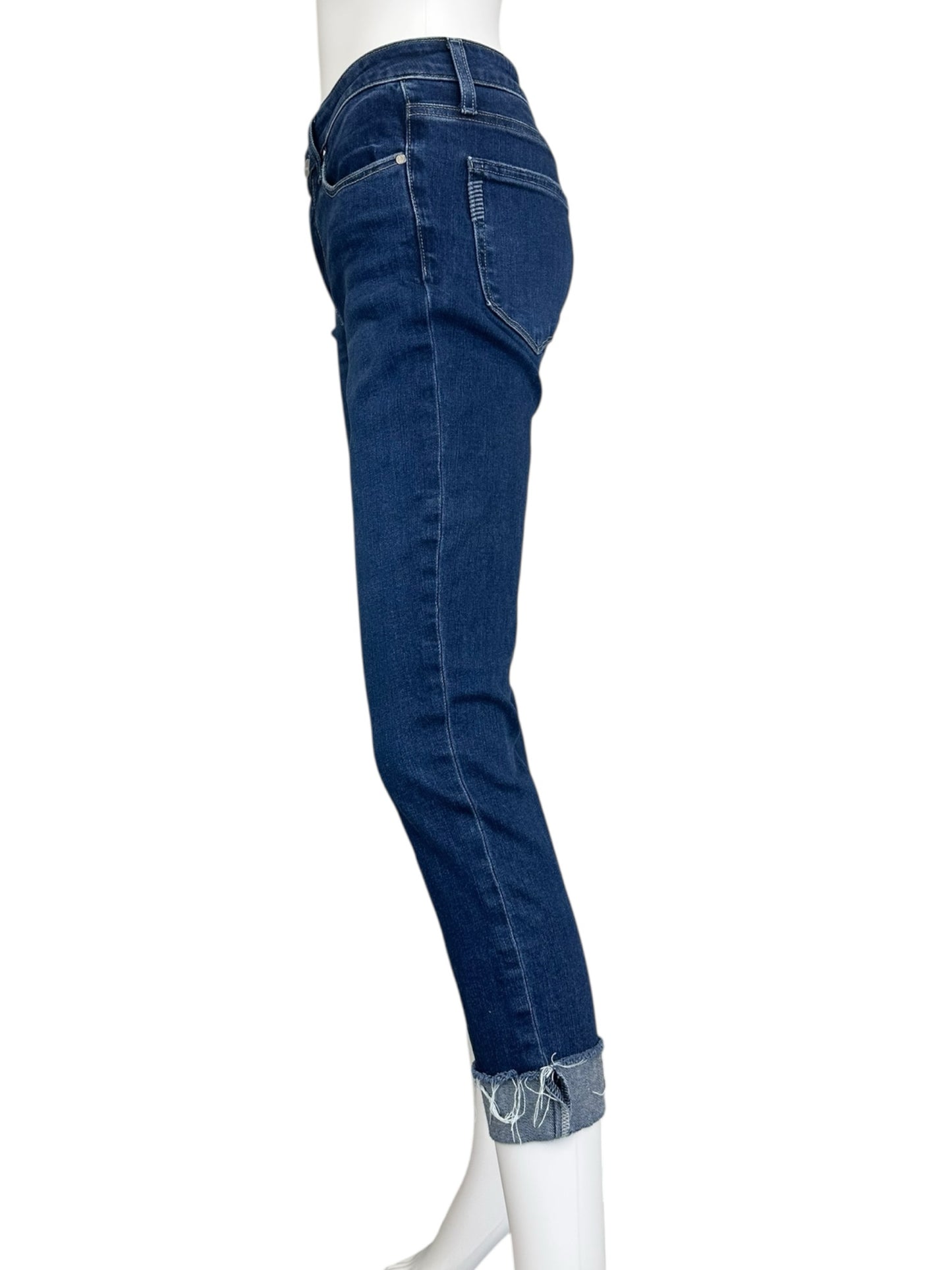 PAIGE Blue Skyline Skinny Crop Jeans Size 28