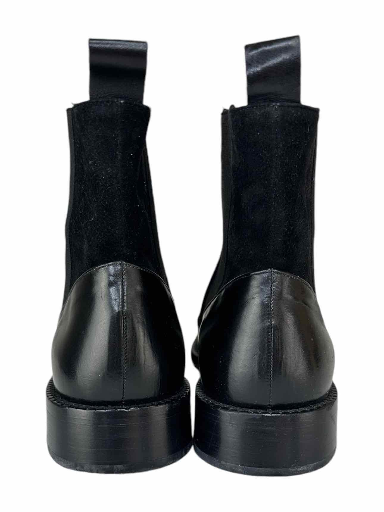 giorgio armani Black Ankle Boots Size 36.5