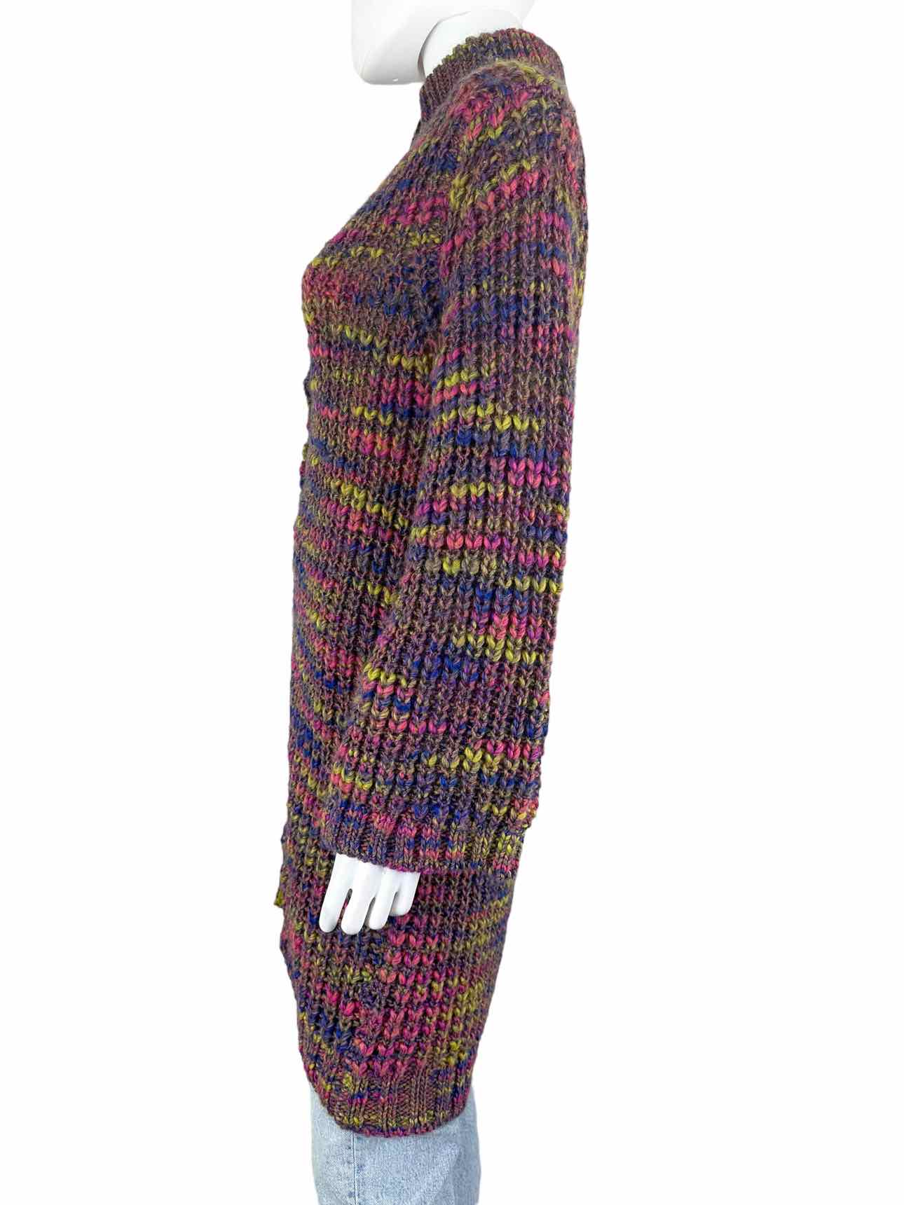 Sundance Multi-colored Wool Blend Duster Size M