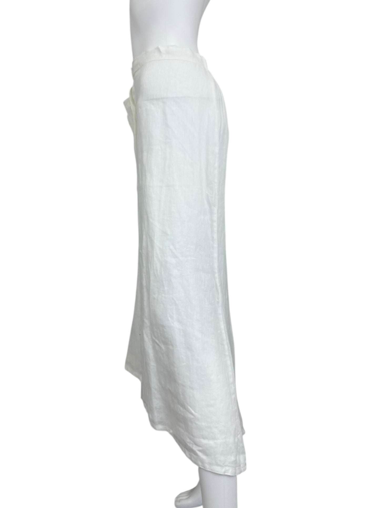 Bryn Walker NWT White 100% Linen CINZIA Skirt Size XXL