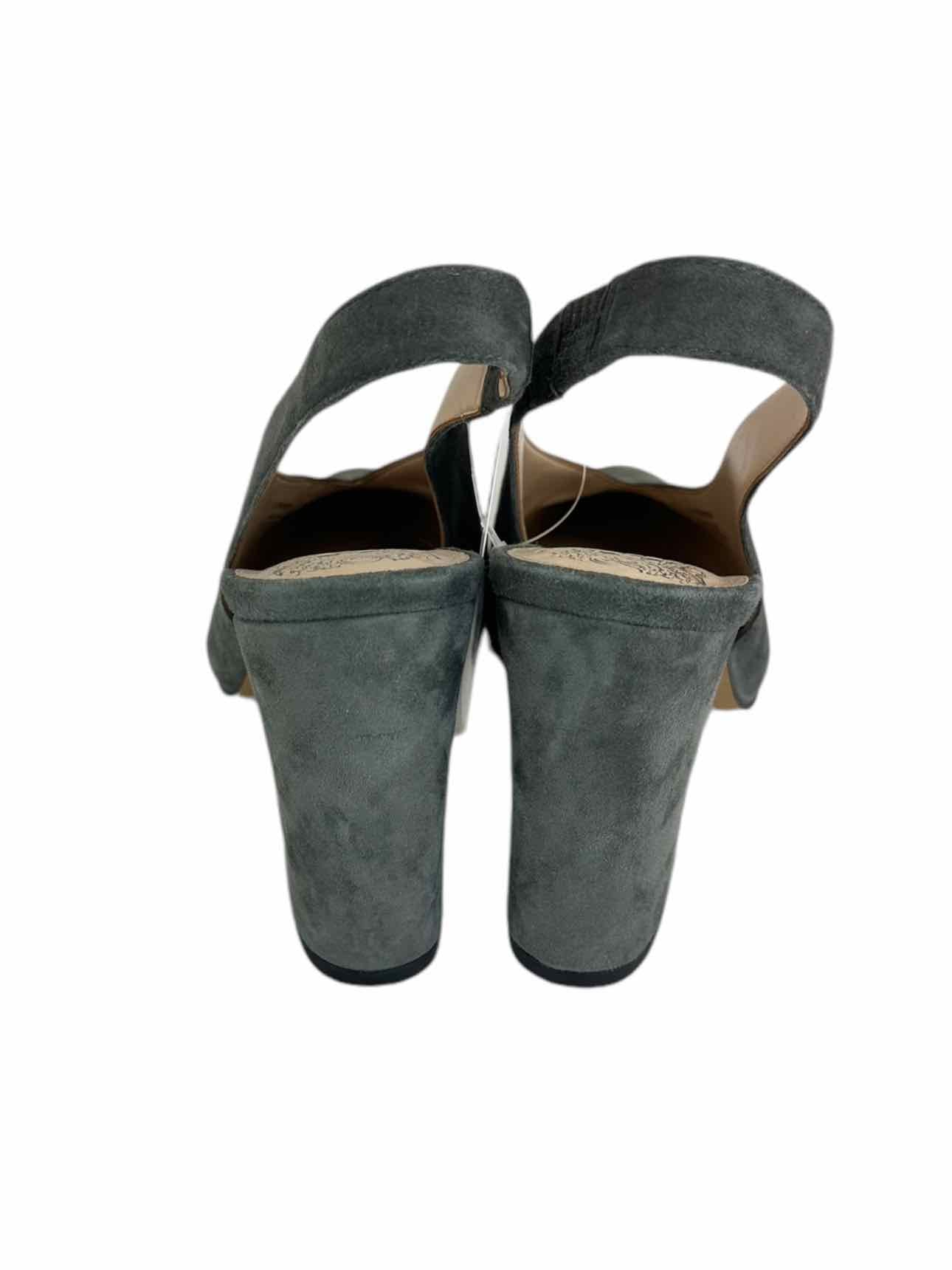 VINCE CAMUTO Gray Suede Tashinta Slingback Heels Size 8