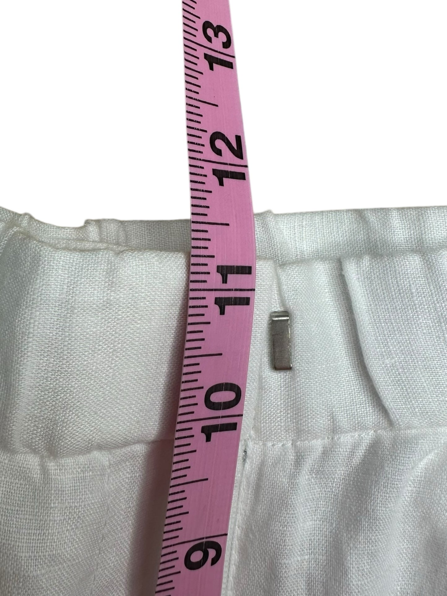 EILEEN FISHER White Linen Pants NWT Size XS
