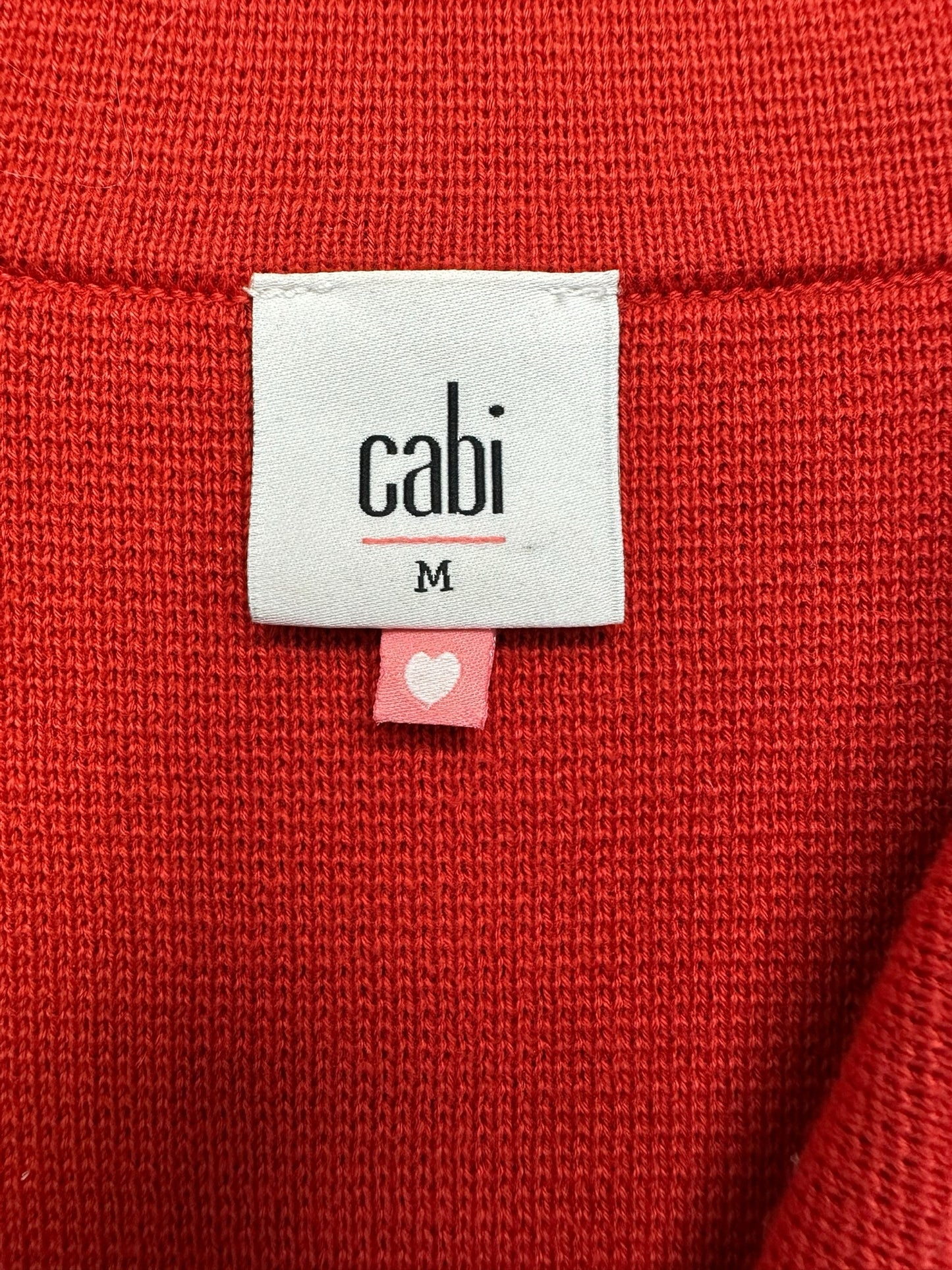 cabi Orange Coronation Cardigan Blazer Size M