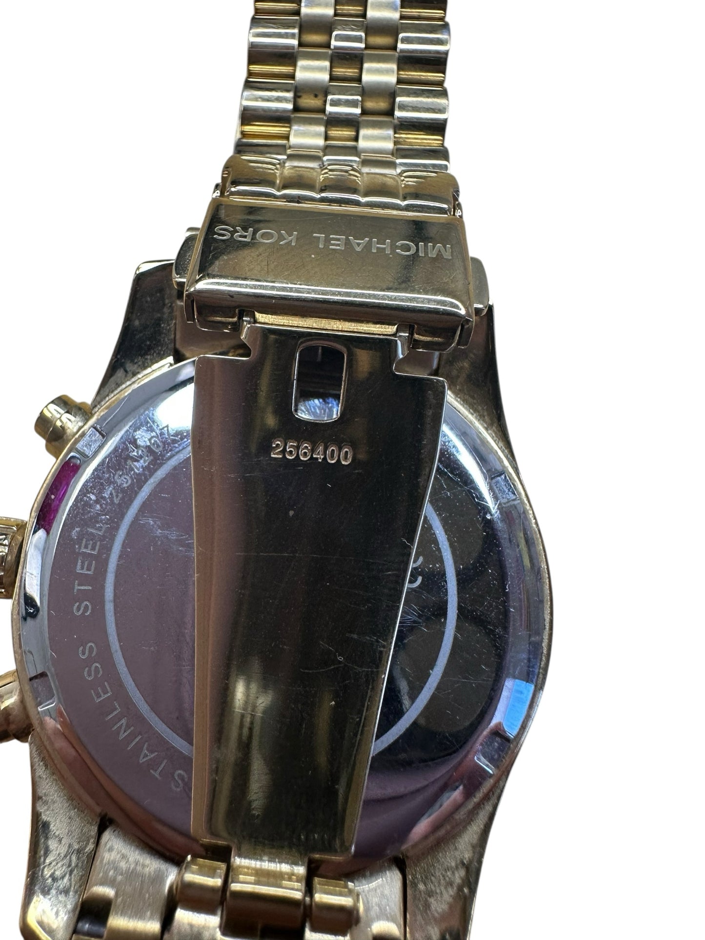 MICHAEL KORS Gold Chronograph Lexington Watch