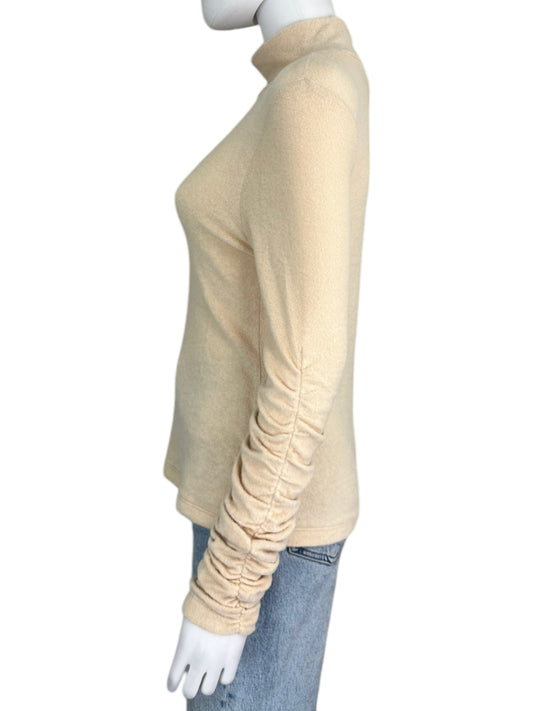 Anthropologie NWT Cream Knit Top Size S