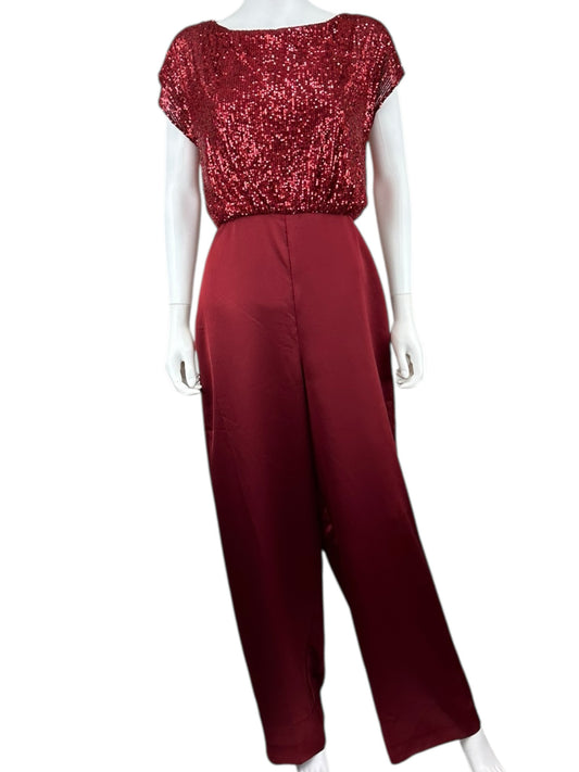 TRINA TURK NWT Red Shimai 2 Jumpsuit Size 6