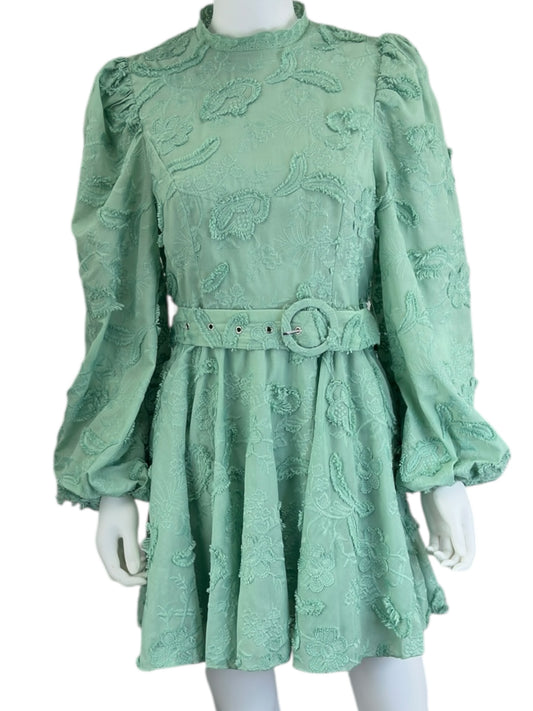 asos NWT Light Green Casual Mini Dress Size 6