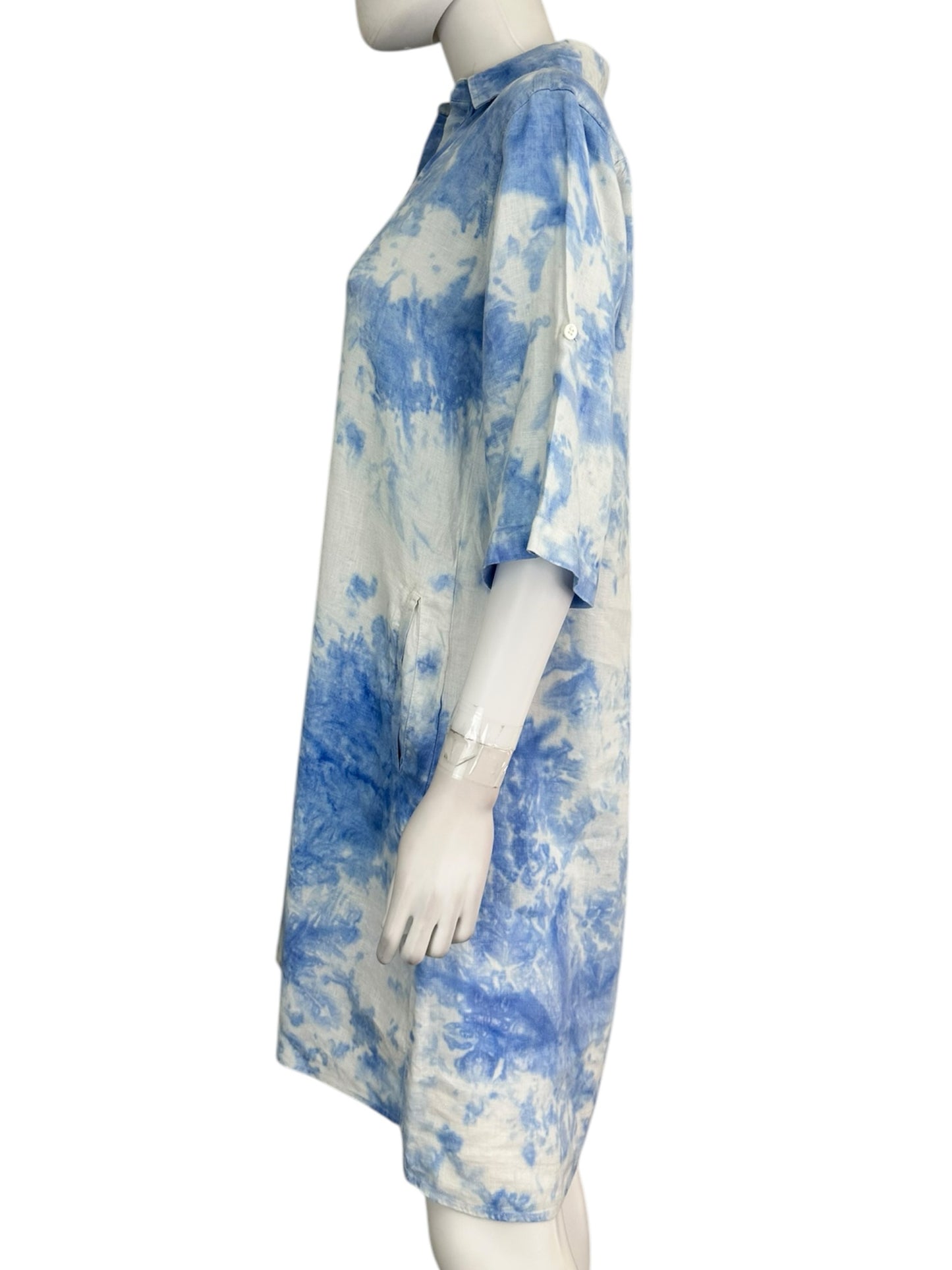 Pure Amici 100% Linen Casual Dress Size S