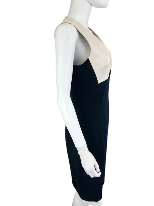 BANANA REPUBLIC Colorblock Midi Dress Size 8