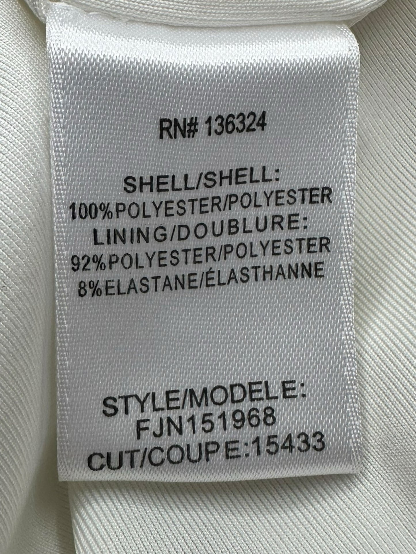 HALSTON Champagne Halter Mini Dress Size M