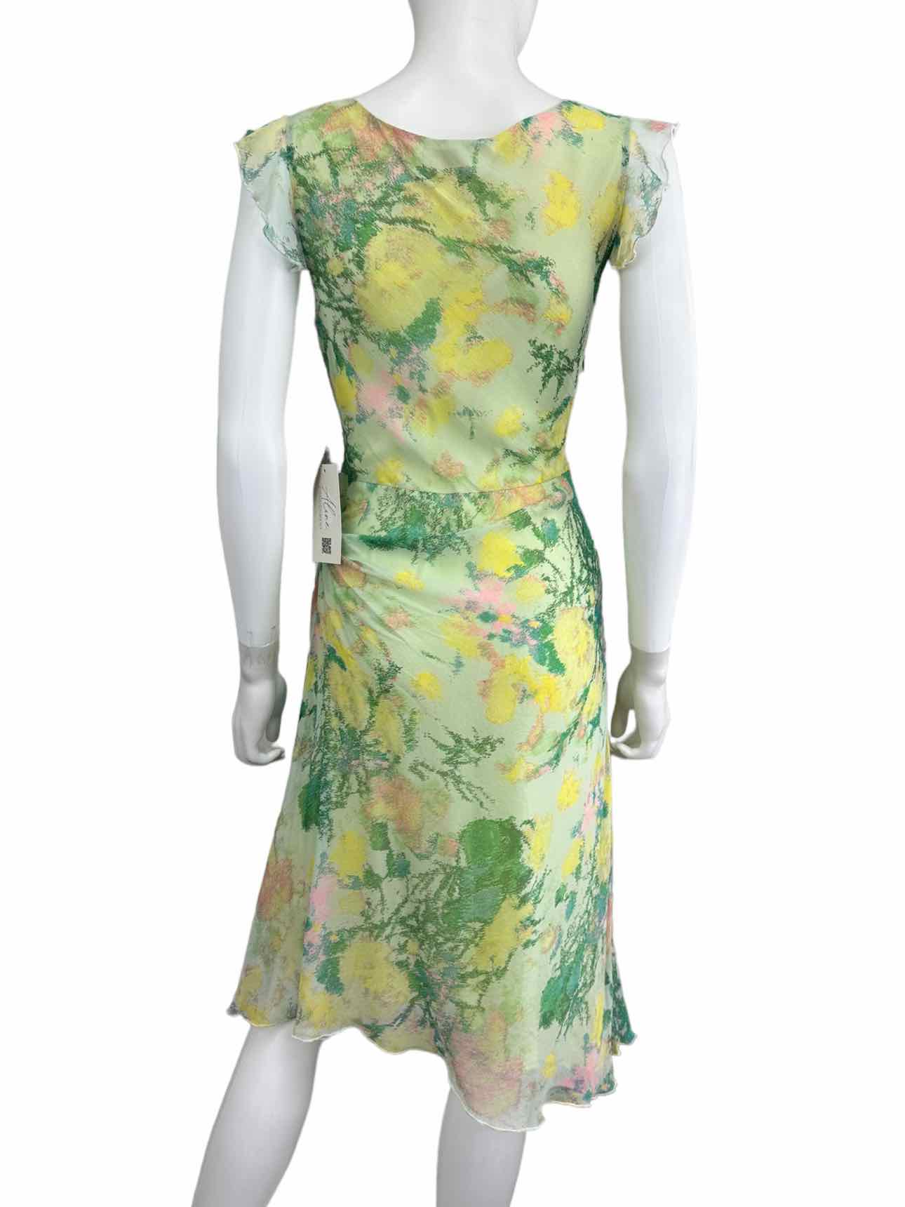 HYPE NWT Pastel Silk Floral Dress Size 6