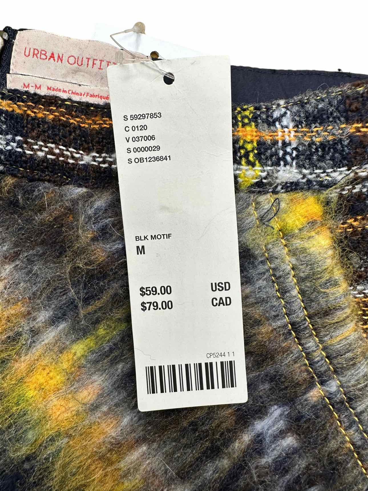 Urban Outfitters NWT Plaid Wool Blend Mini Skirt Size M