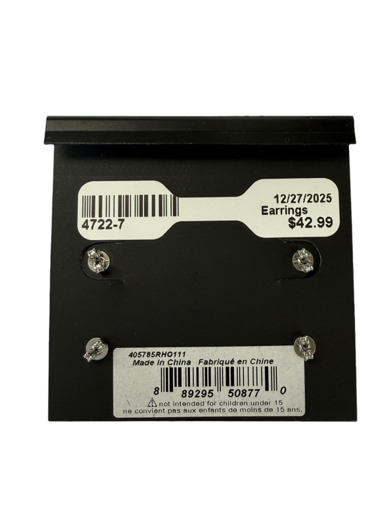 COACH NWT Signature C and Crystal Stud Earrings