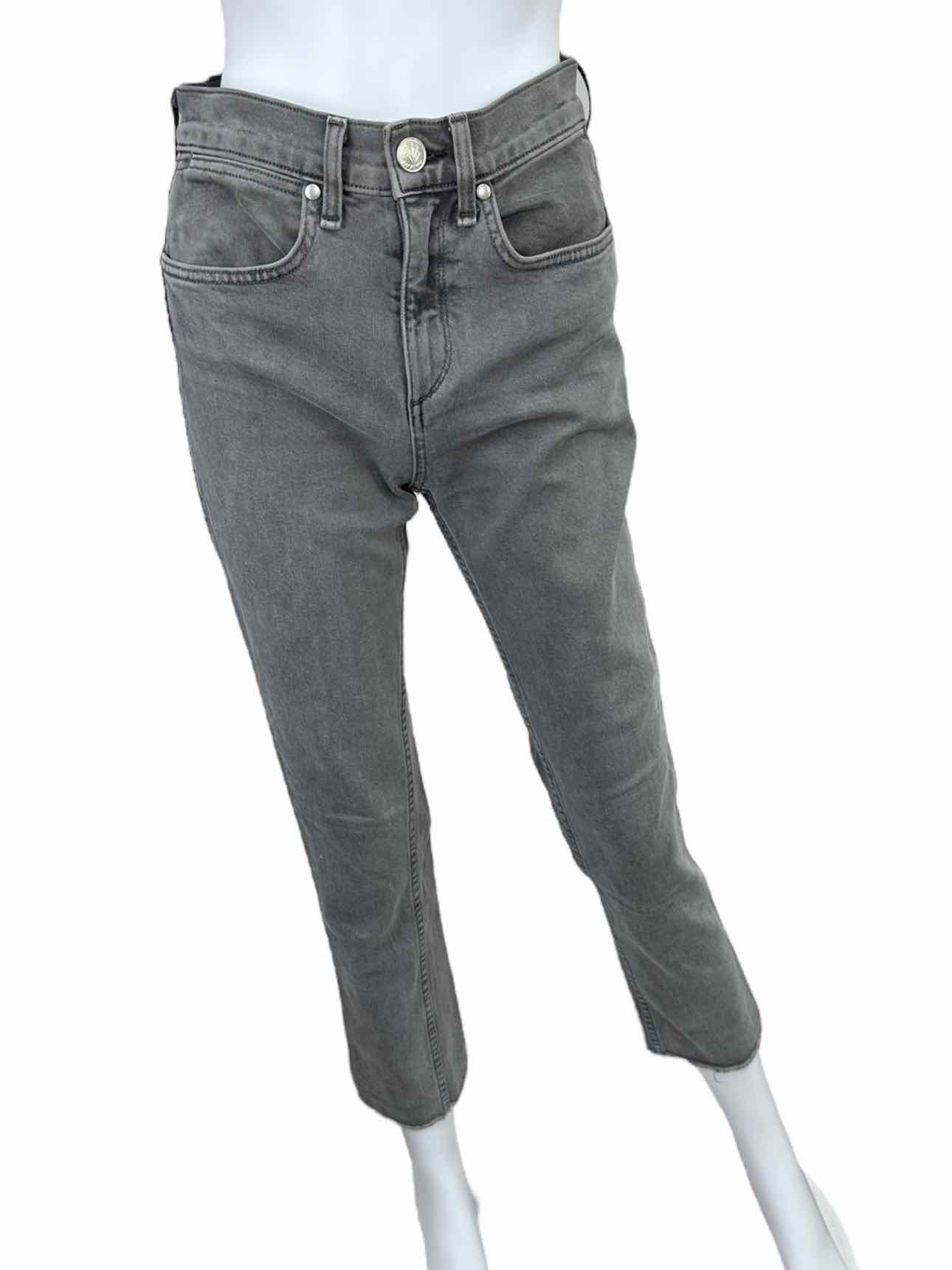rag & bone Gray Cropped Skinny Jeans Size 26