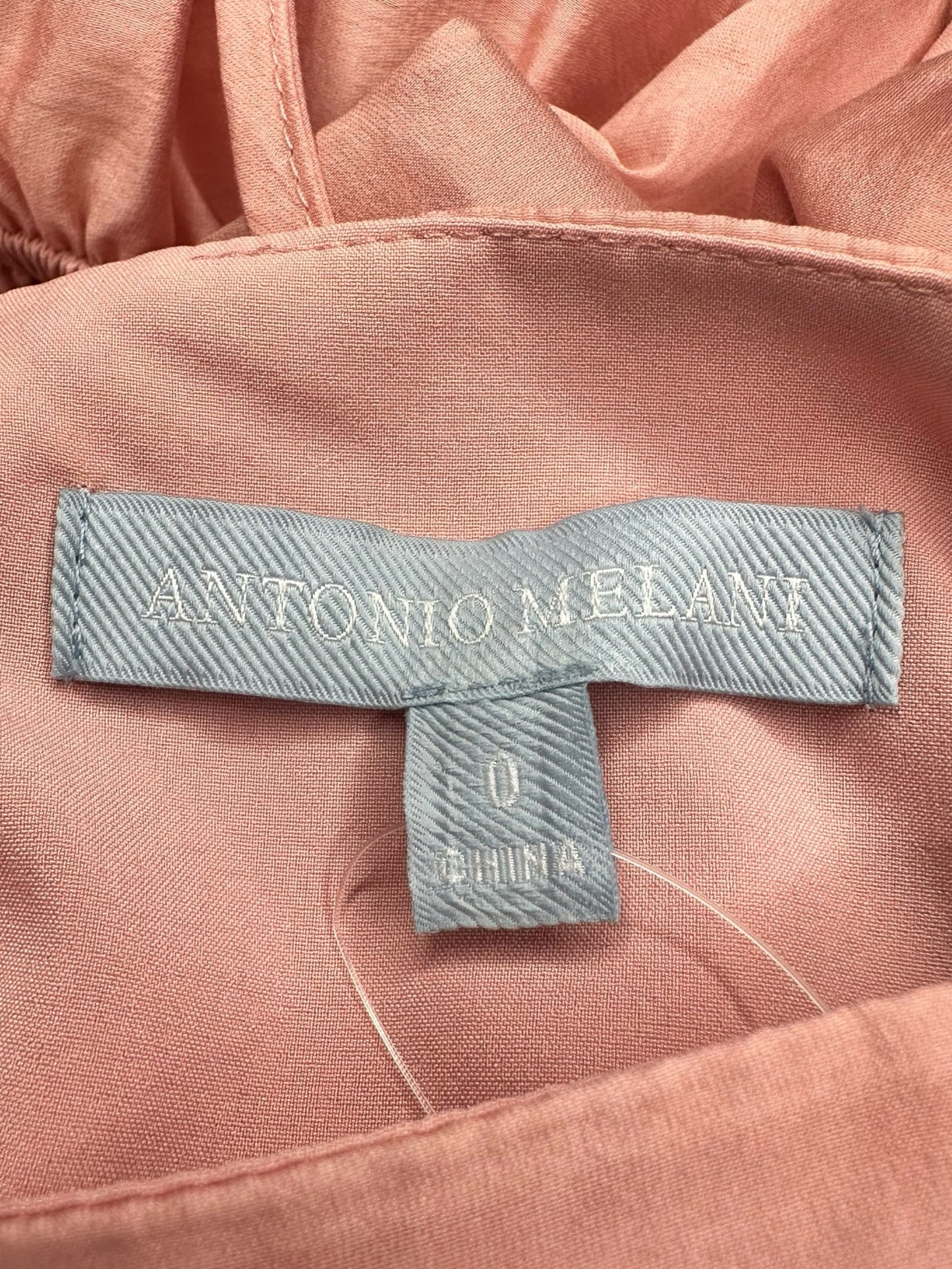 ANTONIO MELANI Pink Babydoll Mini Dress Size 0