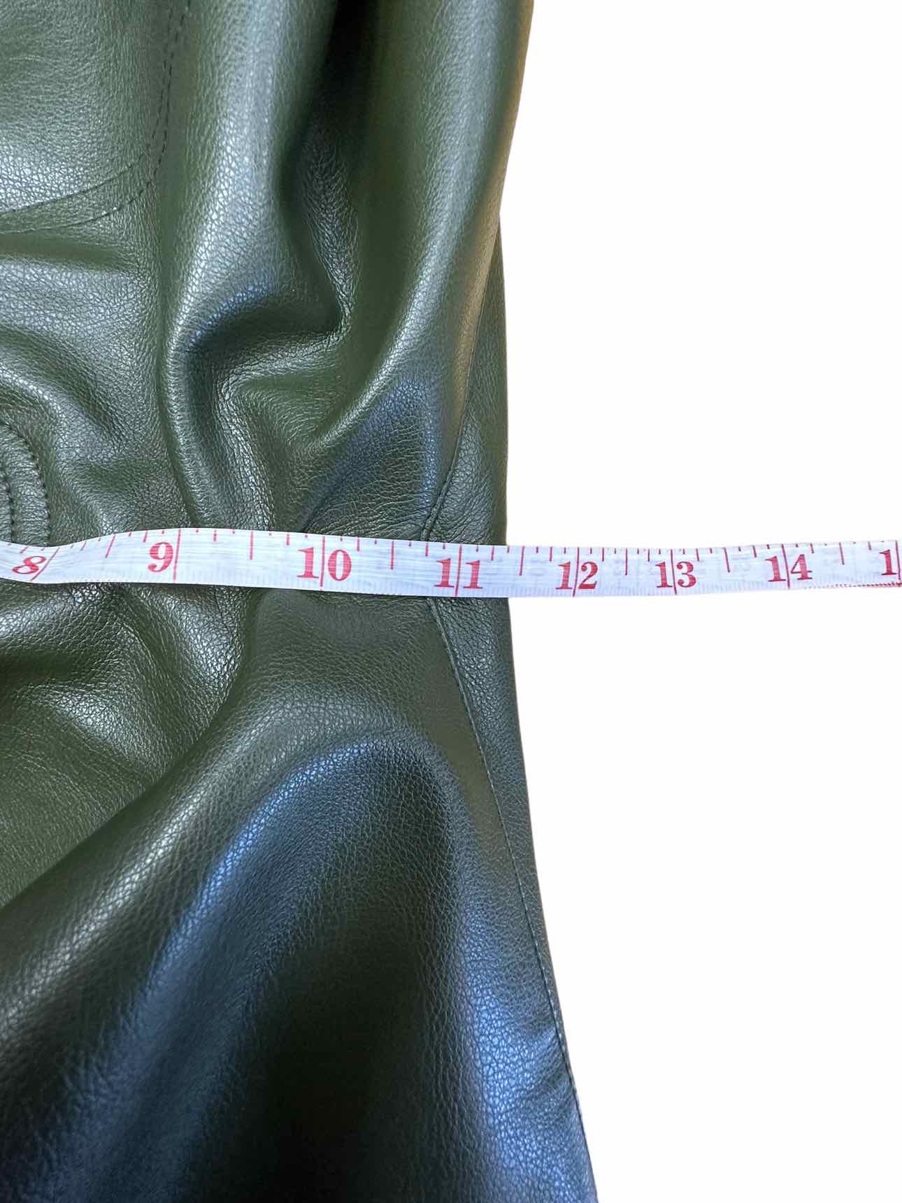 NOLI Olive Faux Leather Joggers Size XS