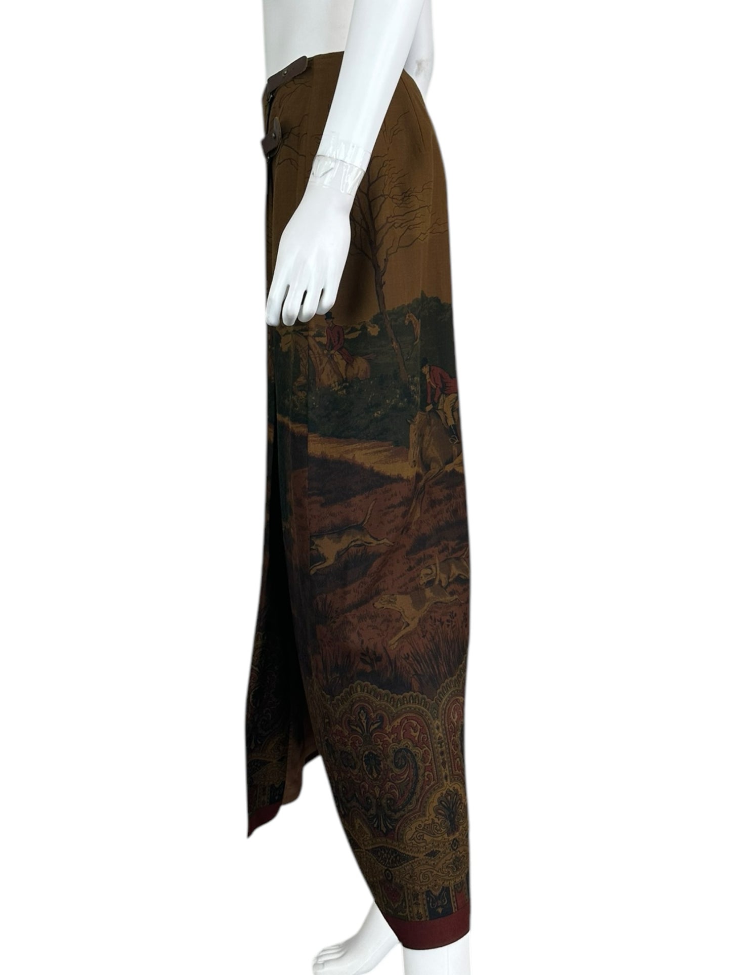 LAUREN Ralph Lauren Wool Blend Vintage Horse Skirt Size 6