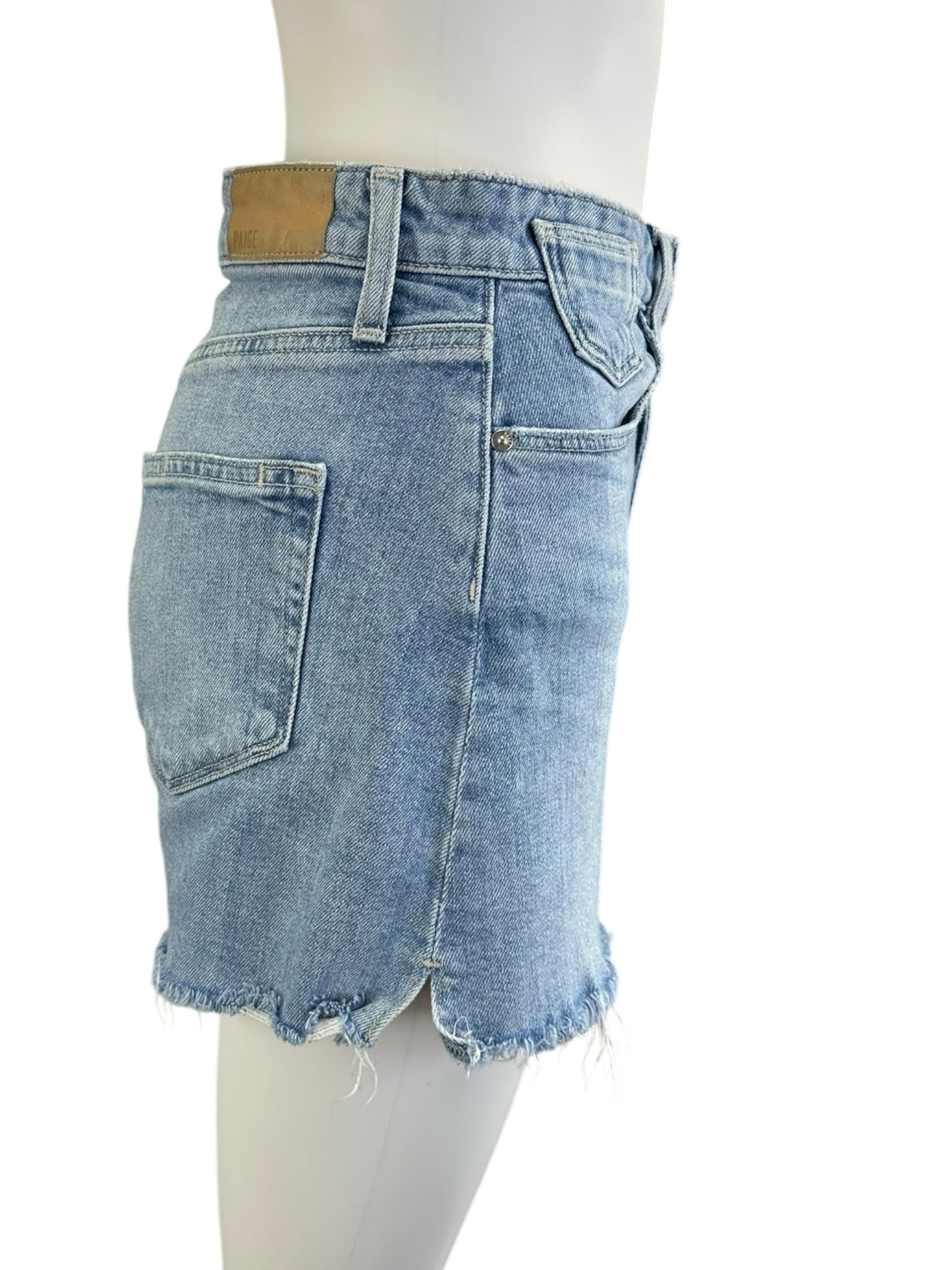 PAIGE Light Wash Denim Shorts Size 27
