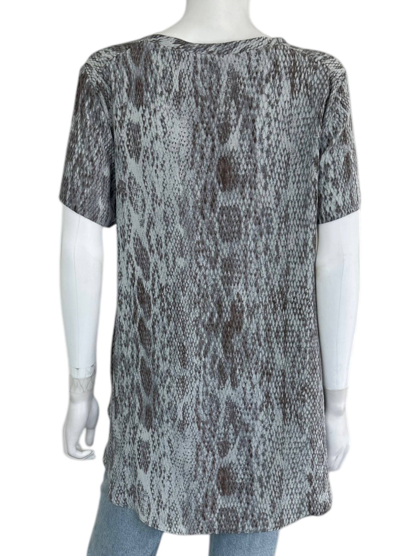 Acrobat 100% Silk Blouse Size L