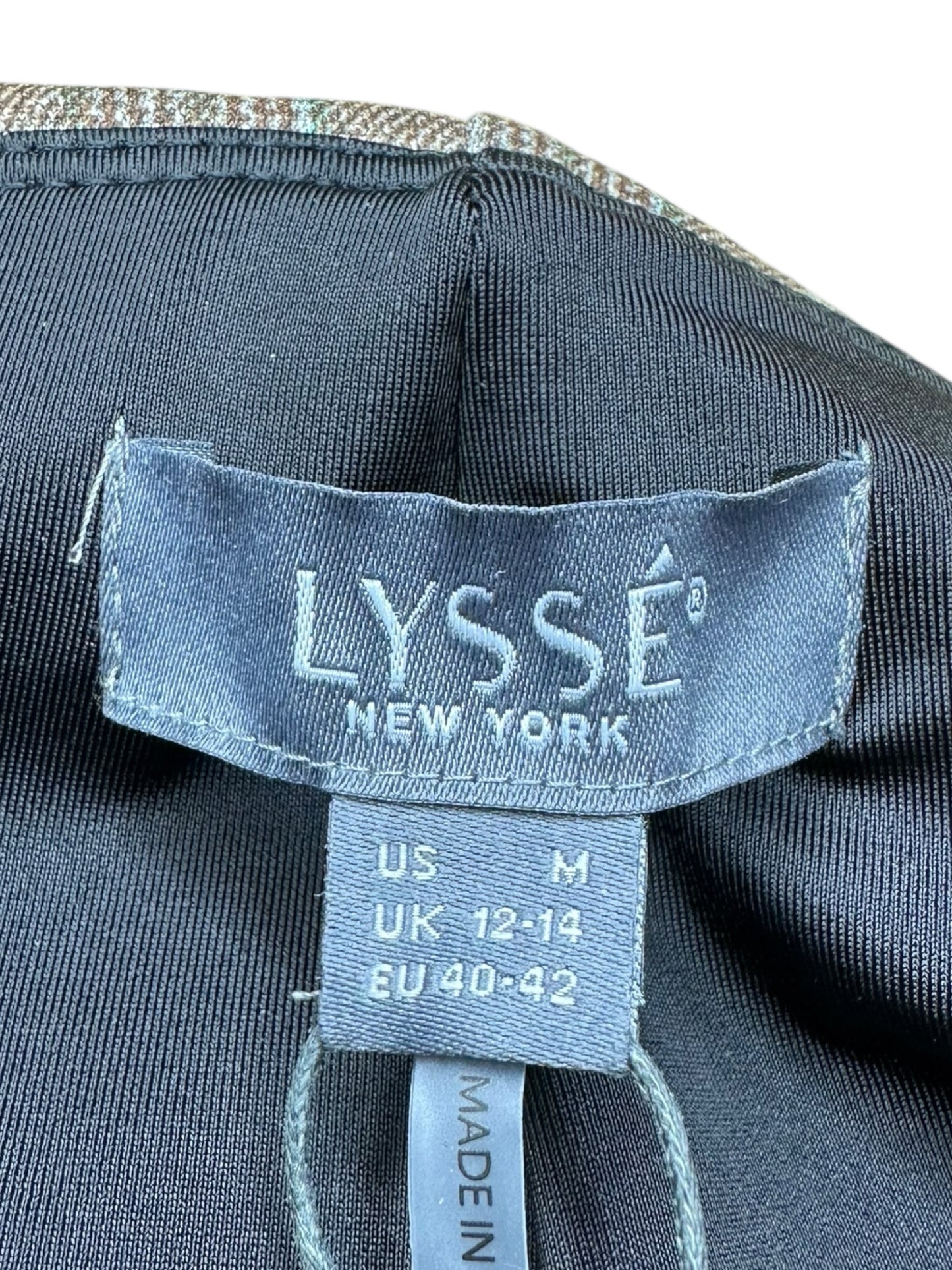 LYSSE' Plaid Pants NWT Size M