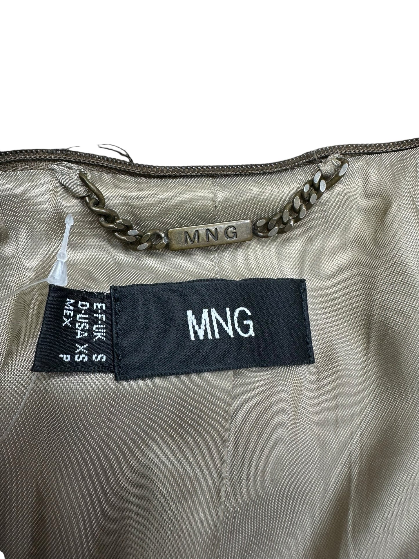 MNG Tan Wool Trench Coat Size XS