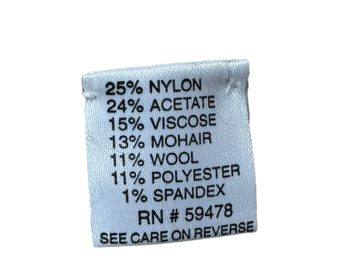 BELVEDERE Cream Wool Mohair Blend Sweater Size M