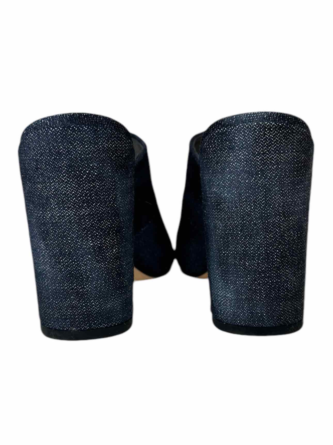 Stuart Weitzman Denim Block Heels Size 7.5