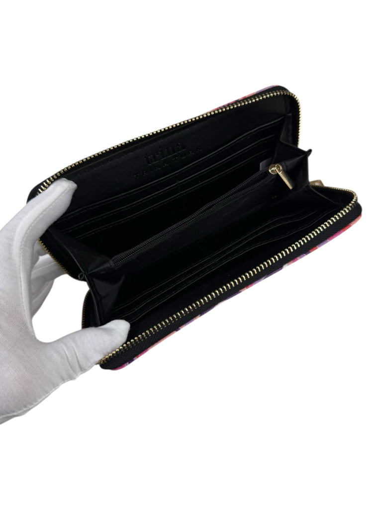 Salvatore Ferragamo Brown Leather Vara Ribbon Wallet