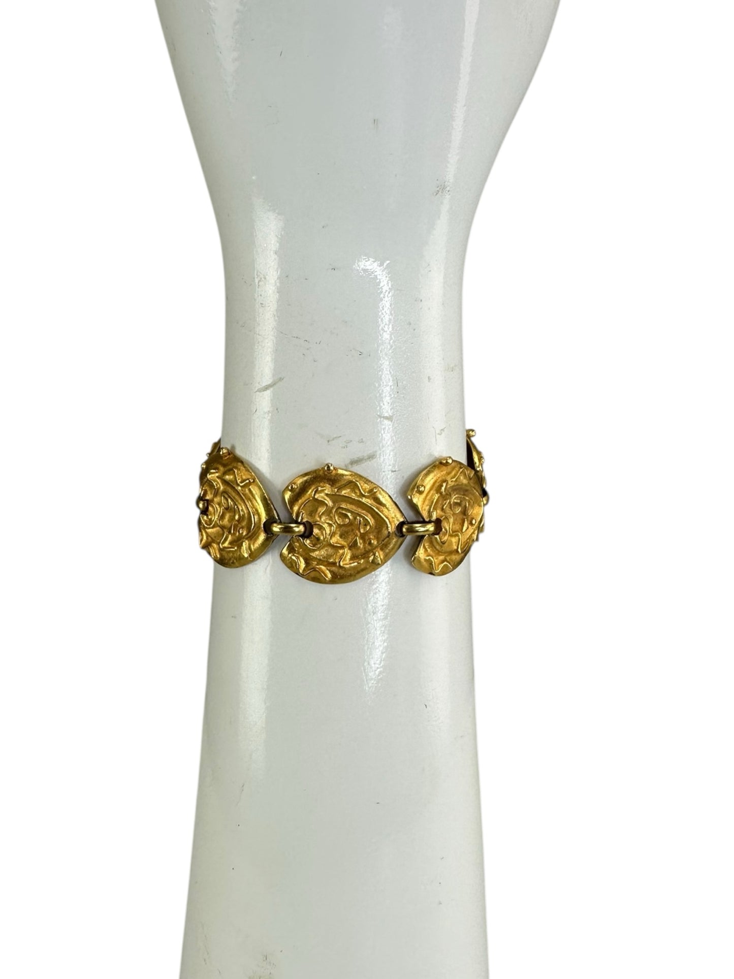 Erwin Pearl Gold Matte Bracelet