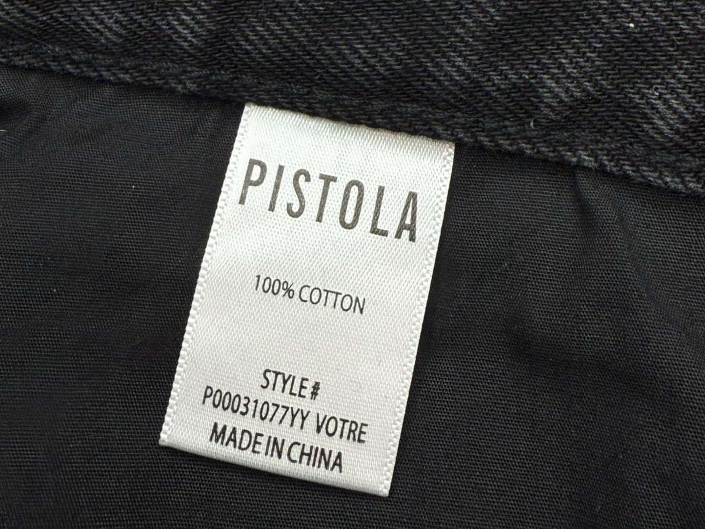 PISTOLA NWT Black Rhea Mid Rise Denim Mini Skirt Size 29