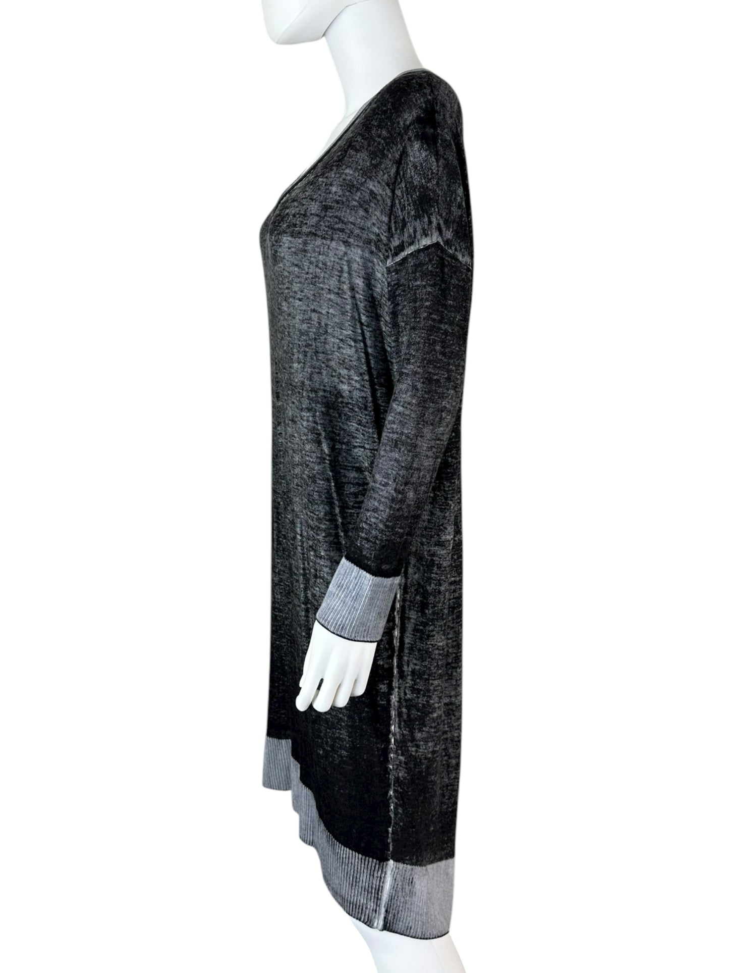 Mer Sea Black Cashmere Sweater Dress Size L