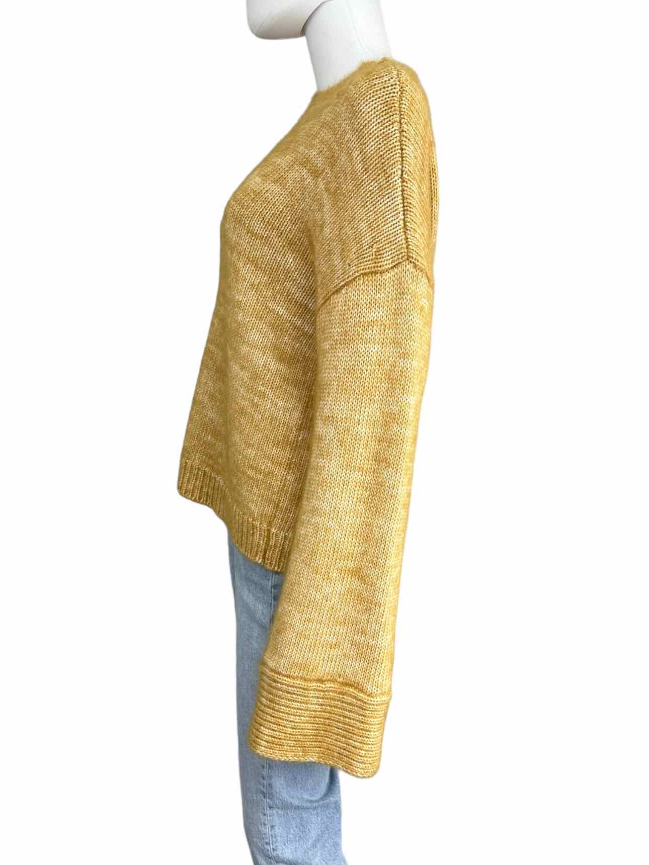 joie Yellow Wool Mohair Sweater Size S