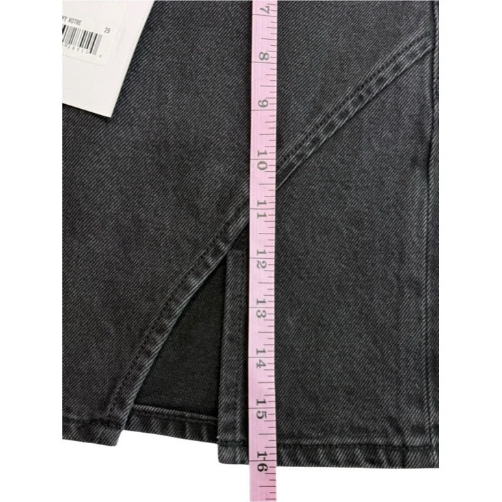PISTOLA NWT Black Rhea Denim Mini Skirt Size 29