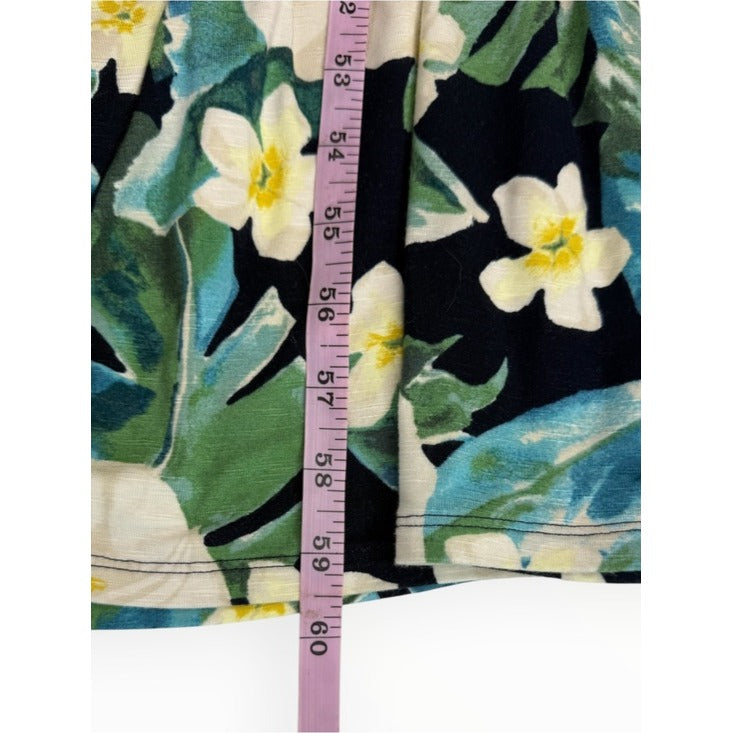 J. Jill NWT Tropical Print Maxi Dress Size L Tall