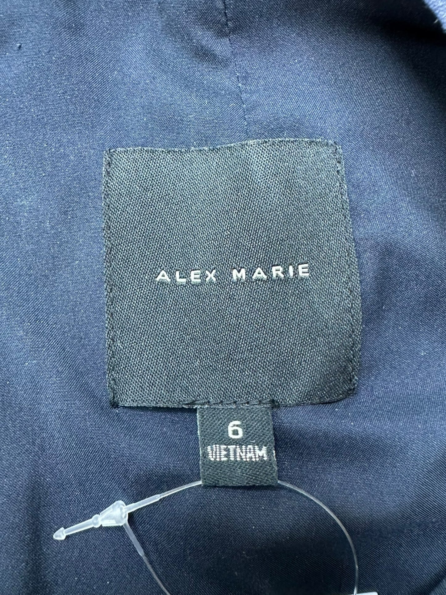 ALEX MARIE Blue Sheath Dress Size 6