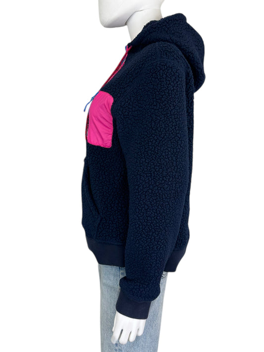J. Crew Navy Vintage Fleece Quarter Zip Size S