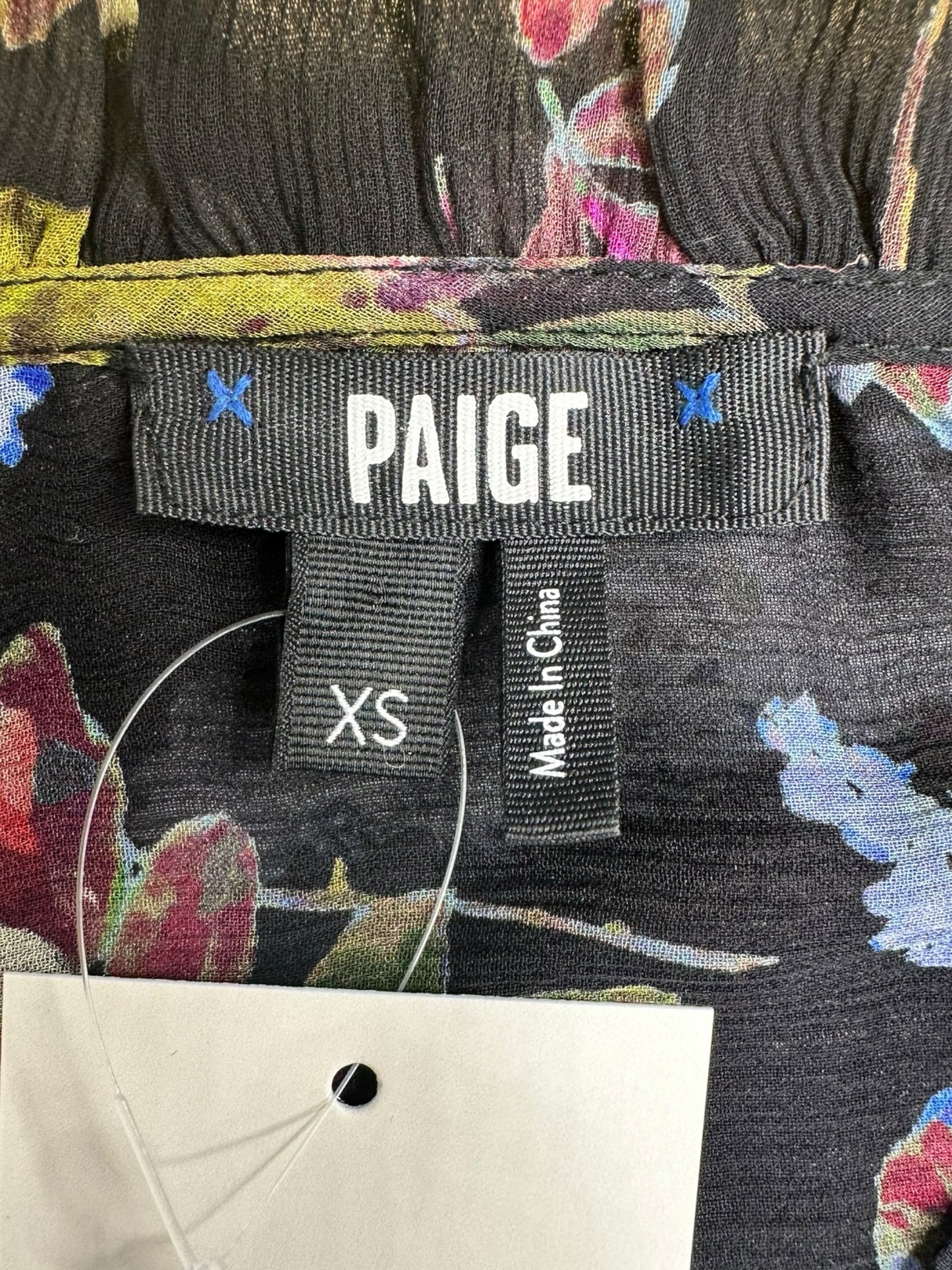 PAIGE Sheer Floral Button-Down Size XS