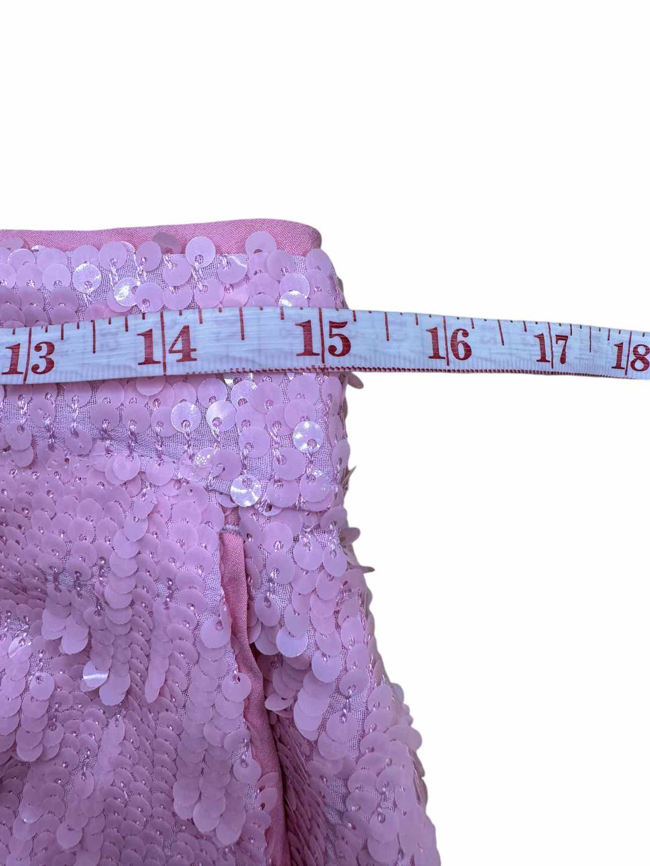 J. Crew COLLECTION NWT Pastel Pink Sequin Pants Size 6