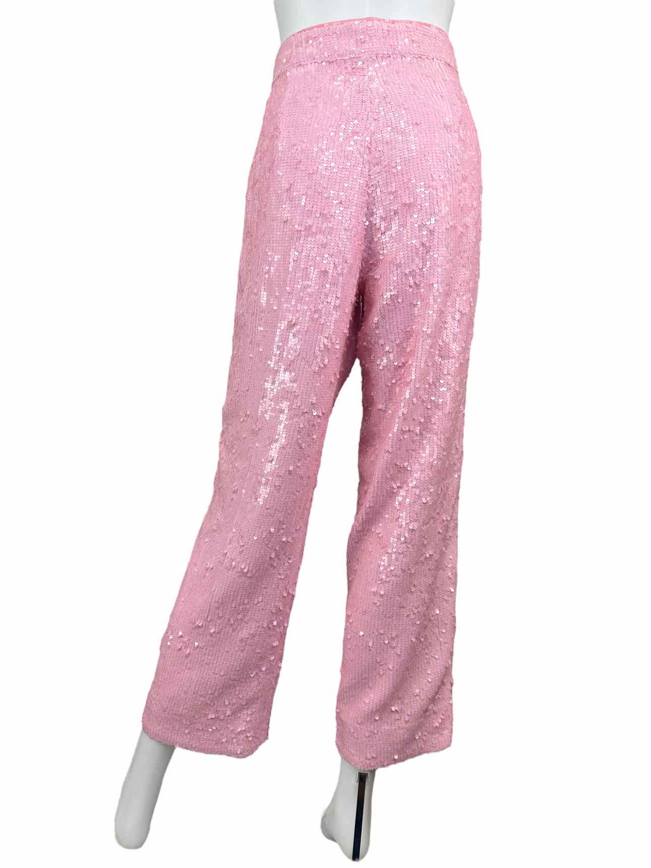 J. Crew COLLECTION NWT Pastel Pink Sequin Pants Size 6